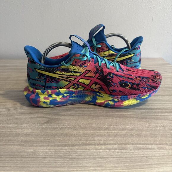 ASICS Noosa Tri 14 Tropical Women’s Size 11 ‘Pink Glow' Multicolor Running - Picture 9 of 11